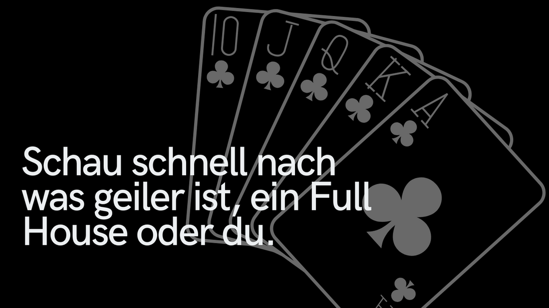 Pokerhände - Nochmal genau erklärt