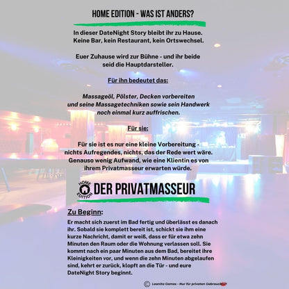 Der Privatmasseur HOME EDITON - 5th DateNight Story