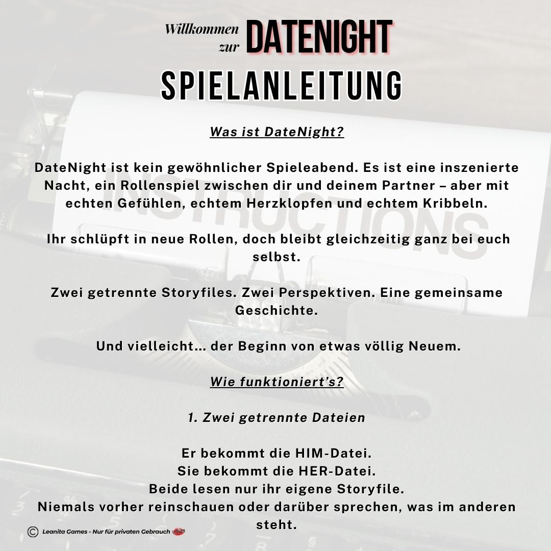 Der Vermieter - DateNight Story